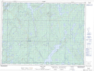 041O16 Rush Lake Canadian topographic map, 1:50,000 scale
