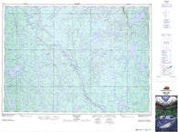 041P03 Thor Lake Canadian topographic map, 1:50,000 scale