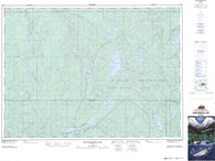 041P07 Smoothwater Lake Canadian topographic map, 1:50,000 scale