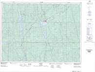 041P12 Gogama Canadian topographic map, 1:50,000 scale