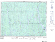 041P13 Mattagami Lake Canadian topographic map, 1:50,000 scale