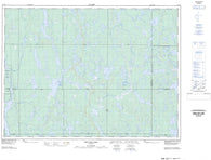 041P14 Sinclair Lake Canadian topographic map, 1:50,000 scale