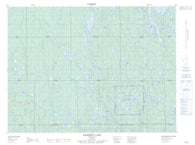 042A02 Radisson Lake Canadian topographic map, 1:50,000 scale