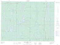 042A04 Kenogaming Lake Canadian topographic map, 1:50,000 scale