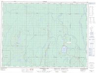 042A12 Kamiskotia Lake Canadian topographic map, 1:50,000 scale