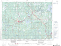 042A Timmins Canadian topographic map, 1:250,000 scale
