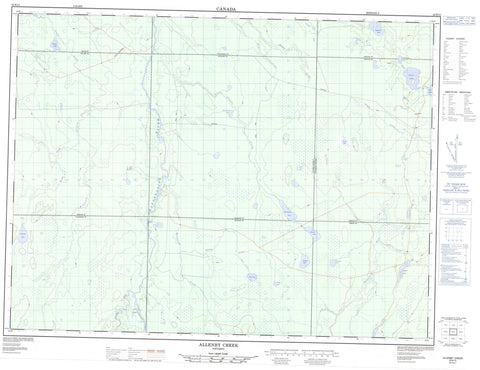 042B15 Allenby Creek Canadian topographic map, 1:50,000 scale