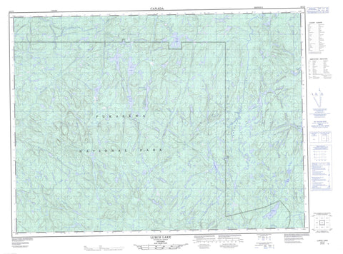 042C05 Lurch Lake Canadian topographic map, 1:50,000 scale