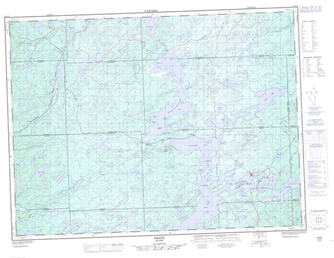 042C08 Franz Canadian topographic map, 1:50,000 scale