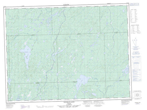 042C15 Gourlay Lake Canadian topographic map, 1:50,000 scale