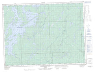 042C16 Kabinakagami Lake Canadian topographic map, 1:50,000 scale