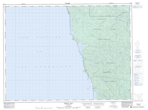 042D08 Oiseau Bay Canadian topographic map, 1:50,000 scale