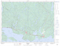 042D14 Schreiber Canadian topographic map, 1:50,000 scale