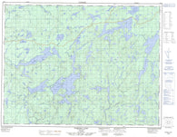 042E05 Barbara Lake Canadian topographic map, 1:50,000 scale