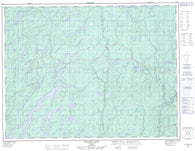 042E08 Kagiano Lake Canadian topographic map, 1:50,000 scale