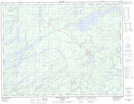 042E09 Pagwachuan Lake Canadian topographic map, 1:50,000 scale