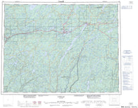 042E Longlac Canadian topographic map, 1:250,000 scale