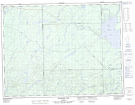 042F06 Nagagami Lake Canadian topographic map, 1:50,000 scale