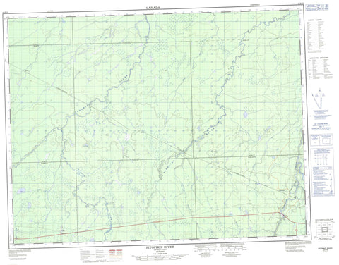 042F15 Pitopiko River Canadian topographic map, 1:50,000 scale