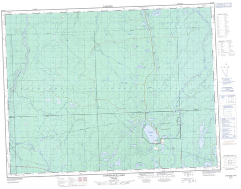 042F16 Constance Lake Canadian topographic map, 1:50,000 scale