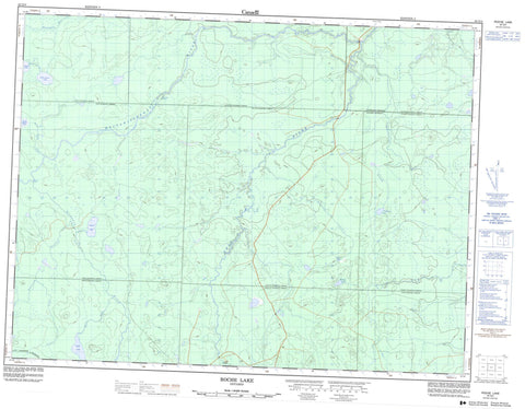 042G04 Roche Lake Canadian topographic map, 1:50,000 scale