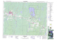 042G08 Kapuskasing Canadian topographic map, 1:50,000 scale