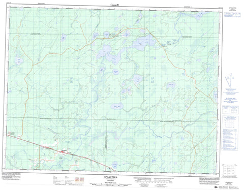 042G10 Opasatika Canadian topographic map, 1:50,000 scale