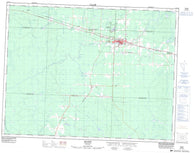 042G12 Hearst Canadian topographic map, 1:50,000 scale