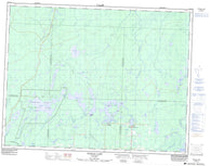 042G13 Hanlan Lake Canadian topographic map, 1:50,000 scale