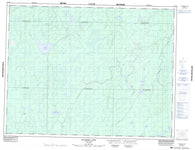 042G15 Hillmer Lake Canadian topographic map, 1:50,000 scale