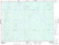 042H08 Twopeak Lake Canadian topographic map, 1:50,000 scale