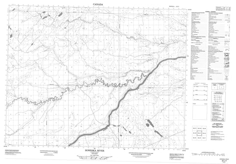 042J07 Soweska River Canadian topographic map, 1:50,000 scale