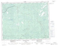 042K Kenogami River Canadian topographic map, 1:250,000 scale