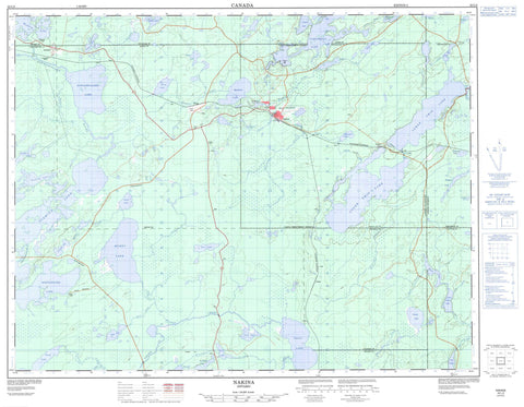 042L02 Nakina Canadian topographic map, 1:50,000 scale