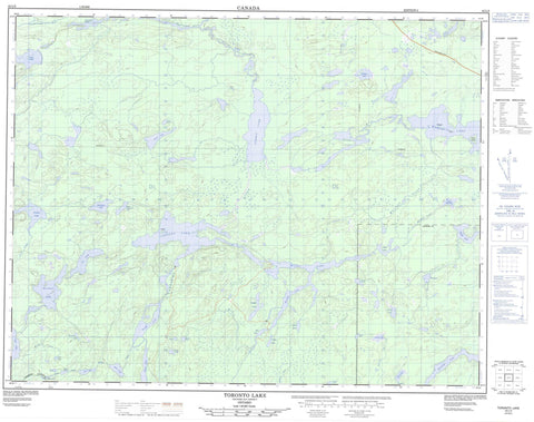 042L05 Toronto Lake Canadian topographic map, 1:50,000 scale