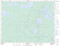 042L06 Hanover Lake Canadian topographic map, 1:50,000 scale