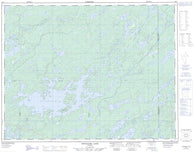 042L07 Esnagami Lake Canadian topographic map, 1:50,000 scale