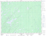 042L08 Wababimiga Lake Canadian topographic map, 1:50,000 scale