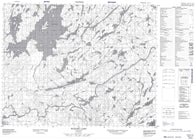 042L13 Mahamo Lake Canadian topographic map, 1:50,000 scale