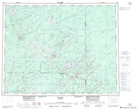 042L Nakina Canadian topographic map, 1:250,000 scale