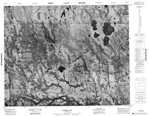 042M16 Sebert Lake Canadian topographic map, 1:50,000 scale