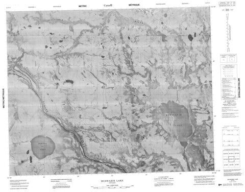 042N11 Muswabik Lake Canadian topographic map, 1:50,000 scale