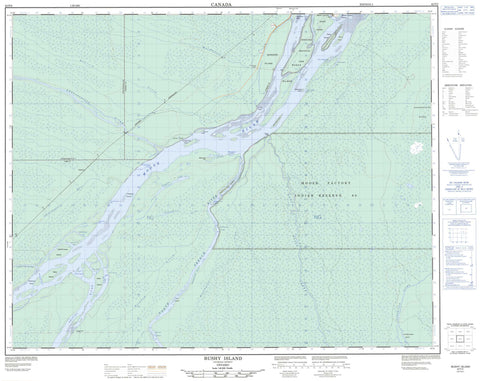 042P02 Bushy Island Canadian topographic map, 1:50,000 scale