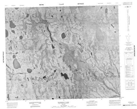 043C03 Kapiskau Lake Canadian topographic map, 1:50,000 scale