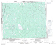 043C Missisa Lake Canadian topographic map, 1:250,000 scale