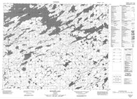 043D04 Richter Lake Canadian topographic map, 1:50,000 scale