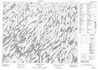 043D12 Abelson Lake Canadian topographic map, 1:50,000 scale