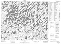 043D13 Kanuchuan Lake Canadian topographic map, 1:50,000 scale