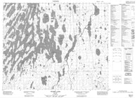 043D14 Winisk Lake Canadian topographic map, 1:50,000 scale