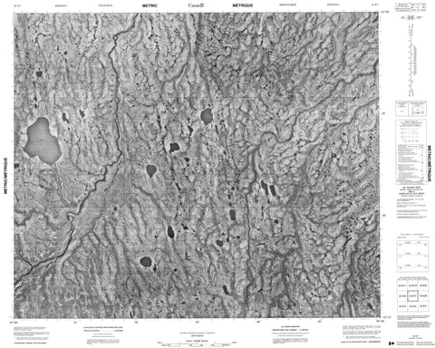 043E07 No Title Canadian topographic map, 1:50,000 scale